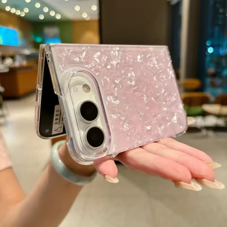 S75928 オーロラシェルiPhoneDuoケース