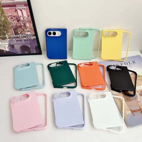 S75878 カラフルシンプルiPhoneDuoケース