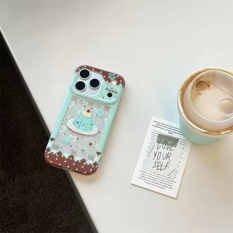 L62493 レトロプリンデザイン iPhoneケース