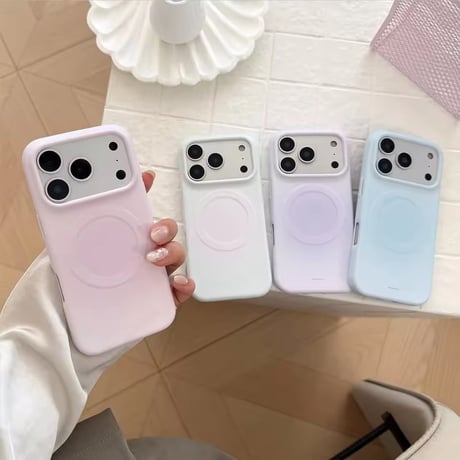 【即納商品】S75581 ミルキーパステル MagSafe対応iPhoneケース