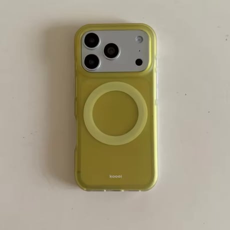 S75924 カラフルサークルMagSafe対応iPhoneケース