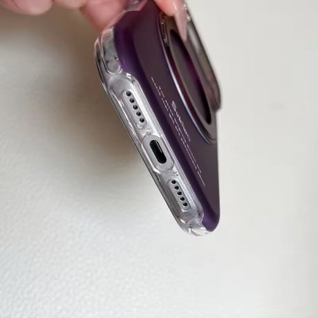 K23300 レトロバイカラーリングスタンド付きiPhoneケース