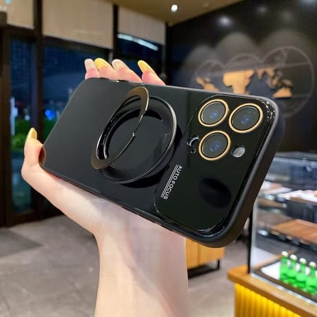 【即納商品】K23146 キャンディーカラー リング付きMagSafeケース