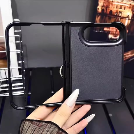 K23360 ダイヤキルティング風ビジューリングiPhoneDuoケース
