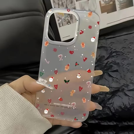 L62544 クリスマスモチーフiPhoneケース