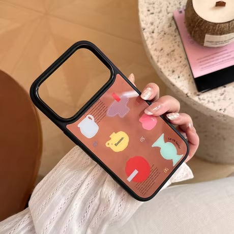 S75782 レトロポット iPhoneケース