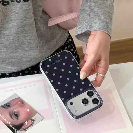 【即納商品】S75606 ロマンティックドット iPhoneケース