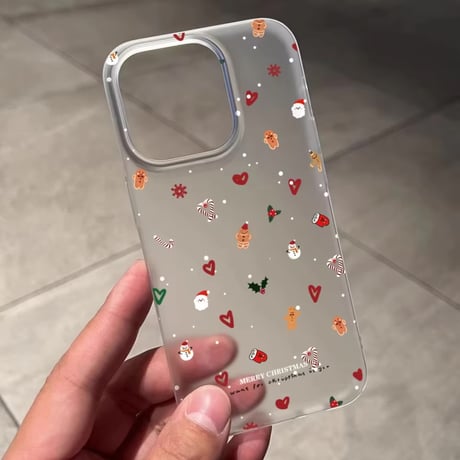 L62544 クリスマスモチーフiPhoneケース