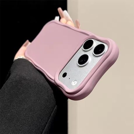 S75896 カラフルウェーブフレームiPhoneケース