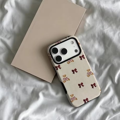 S75943 リボンテディiPhoneケース
