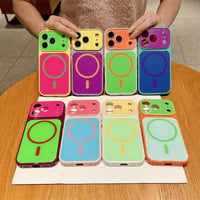 S75823 カラフルバイカラー MagSafe対応 iPhoneケース