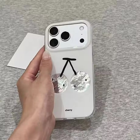 K23210 シルバーチェリー iPhoneケース