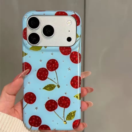 S75927 チェリースパークルiPhoneケース