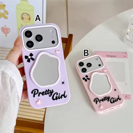 S75950 プリティガールミラーiPhoneケース