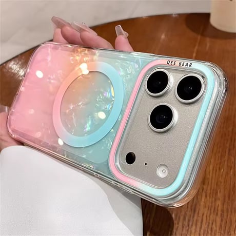 S75833 オーロラカラー MagSafe対応 iPhoneケース