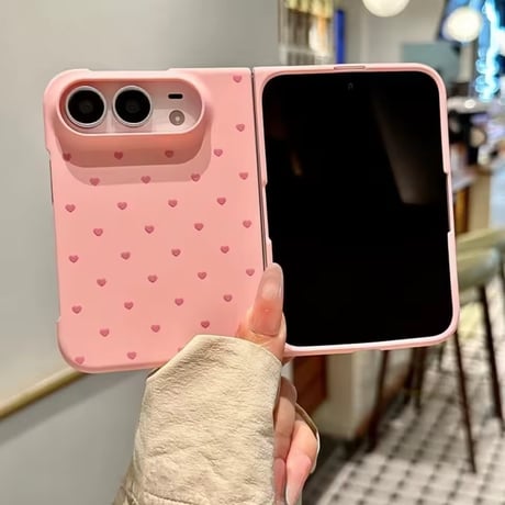 S75998 ミニハートドットiPhoneDuoケース