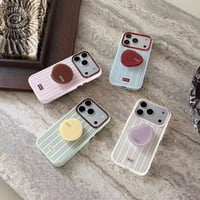 K23366 ニュアンスグリップストライプiPhoneケース