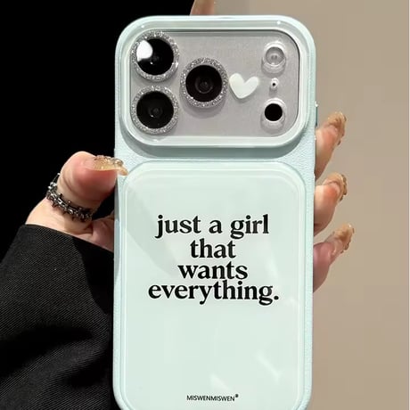 S75736 ハートアクセント メッセージ iPhoneケース