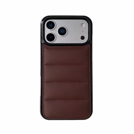 S75996 ダウン風キルティングiPhoneケース