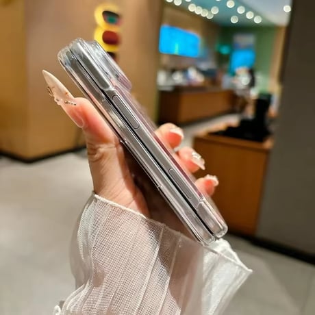 【即納商品】S75928 オーロラシェルiPhoneDuoケース