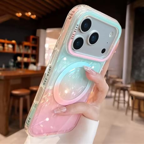 S75833 オーロラカラー MagSafe対応 iPhoneケース