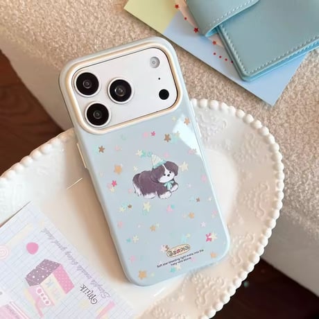 S75992 ゆめかわわんこiPhoneケース