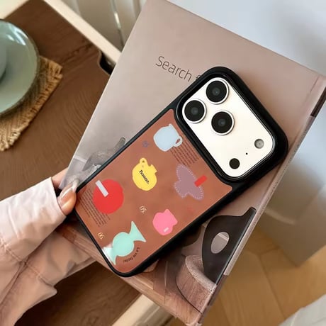 S75782 レトロポット iPhoneケース