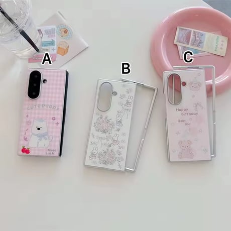 G0156 スイートアニマルGalaxyZFoldケース