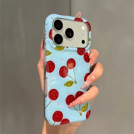 S75927 チェリースパークルiPhoneケース