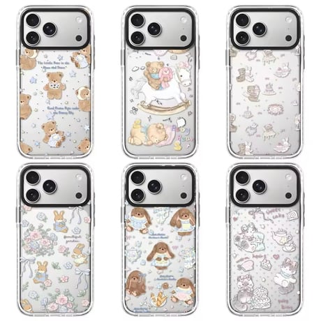 S75945 ガーリーアニマルiPhoneケース