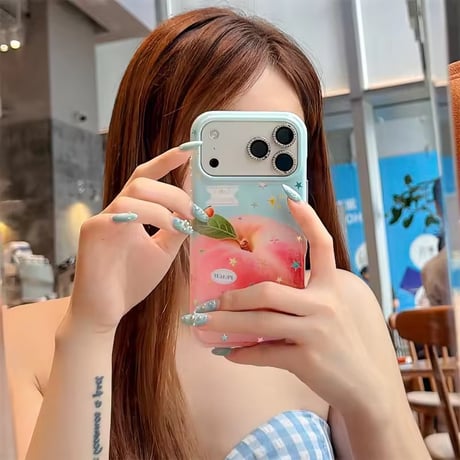 S75738 ピーチスター iPhoneケース
