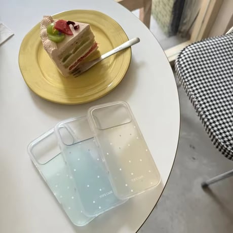 S75711 クリアドット パステルカラー iPhoneケース