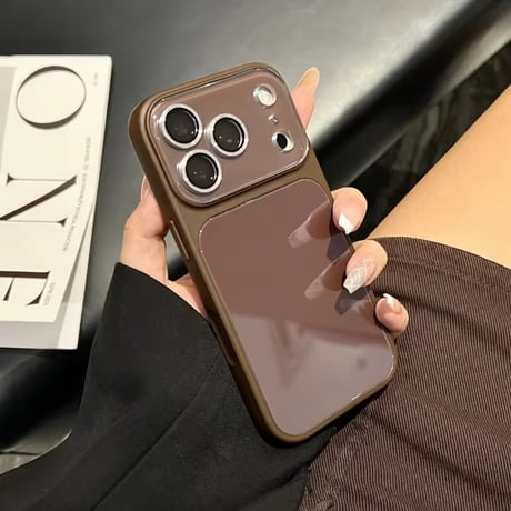 S75957 グロッシーカラーフレームiPhoneケース