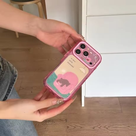 S75914 おひるねベアiPhoneケース
