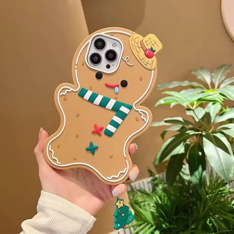 S75964 ジンジャーブレッドクリスマスiPhoneケース