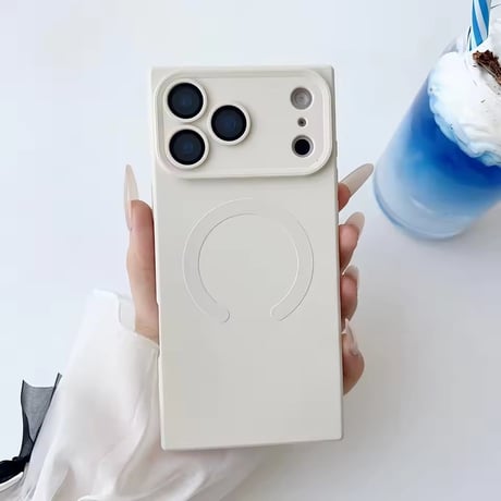 【即納商品】S75051 スクエア MagSafe対応 iPhoneケース