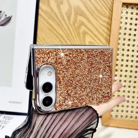 S75922 きらめきグリッターiPhoneDuoケース