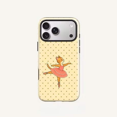 S75903 バレリーナキャットiPhoneケース