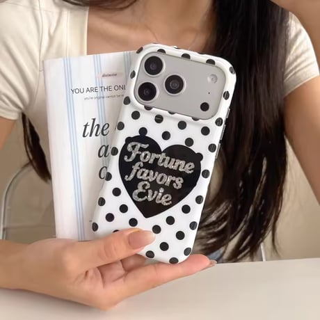 S75775 ハートドット iPhoneケース