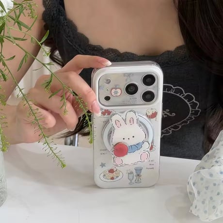 K23211 アップルスイーツ MagSafeソケット付き iPhoneケース