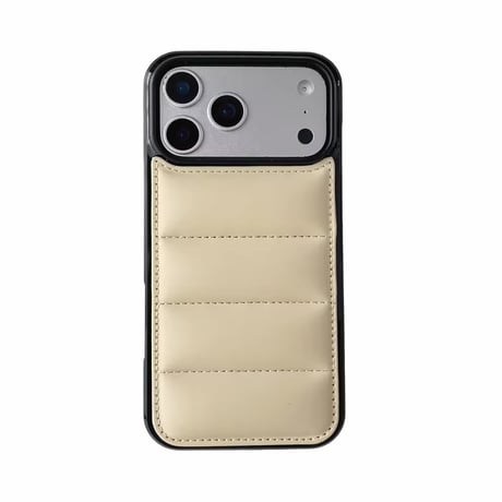 S75996 ダウン風キルティングiPhoneケース