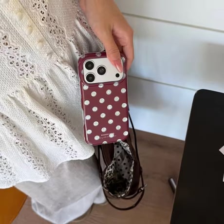 S75925 レトロドットiPhoneケース