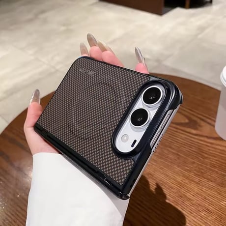 【即納商品】S75999 カーボンテクスチャiPhoneDuoケース