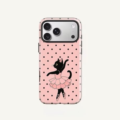 S75903 バレリーナキャットiPhoneケース