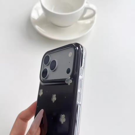 K23201 フラワービジュー ストラップ付き iPhoneケース