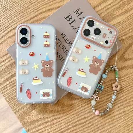 S75915 パーティーベアiPhoneケース