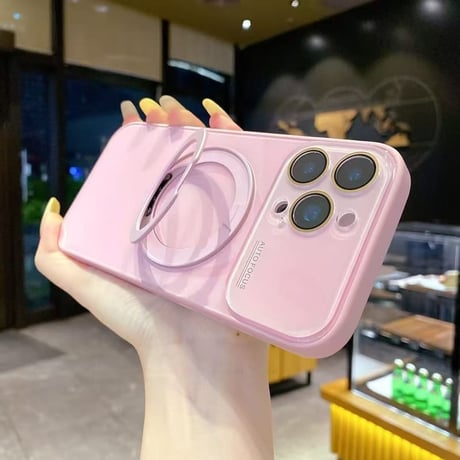 【即納商品】K23146 キャンディーカラー リング付きMagSafeケース