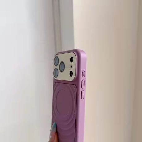 K23327 ウェーブパネルストラップ付きiPhoneケース