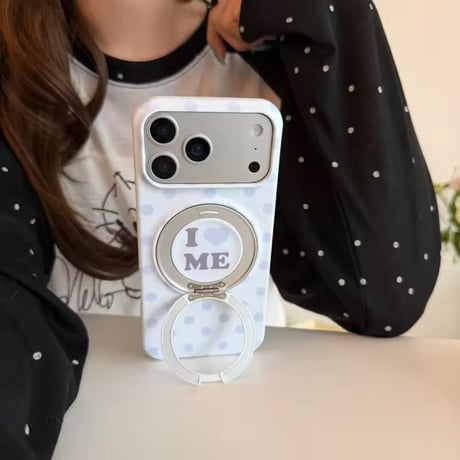 K23227 ドットリングスタンド iPhoneケース