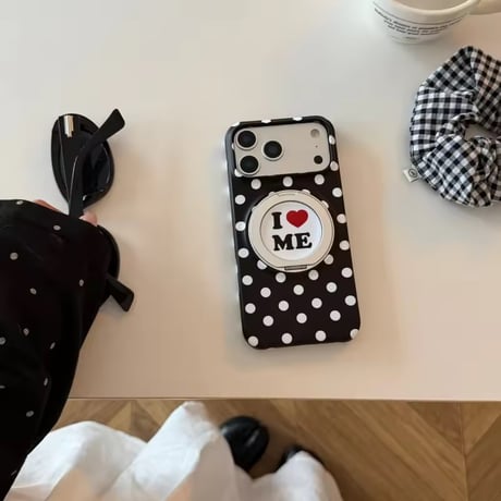 K23227 ドットリングスタンド iPhoneケース